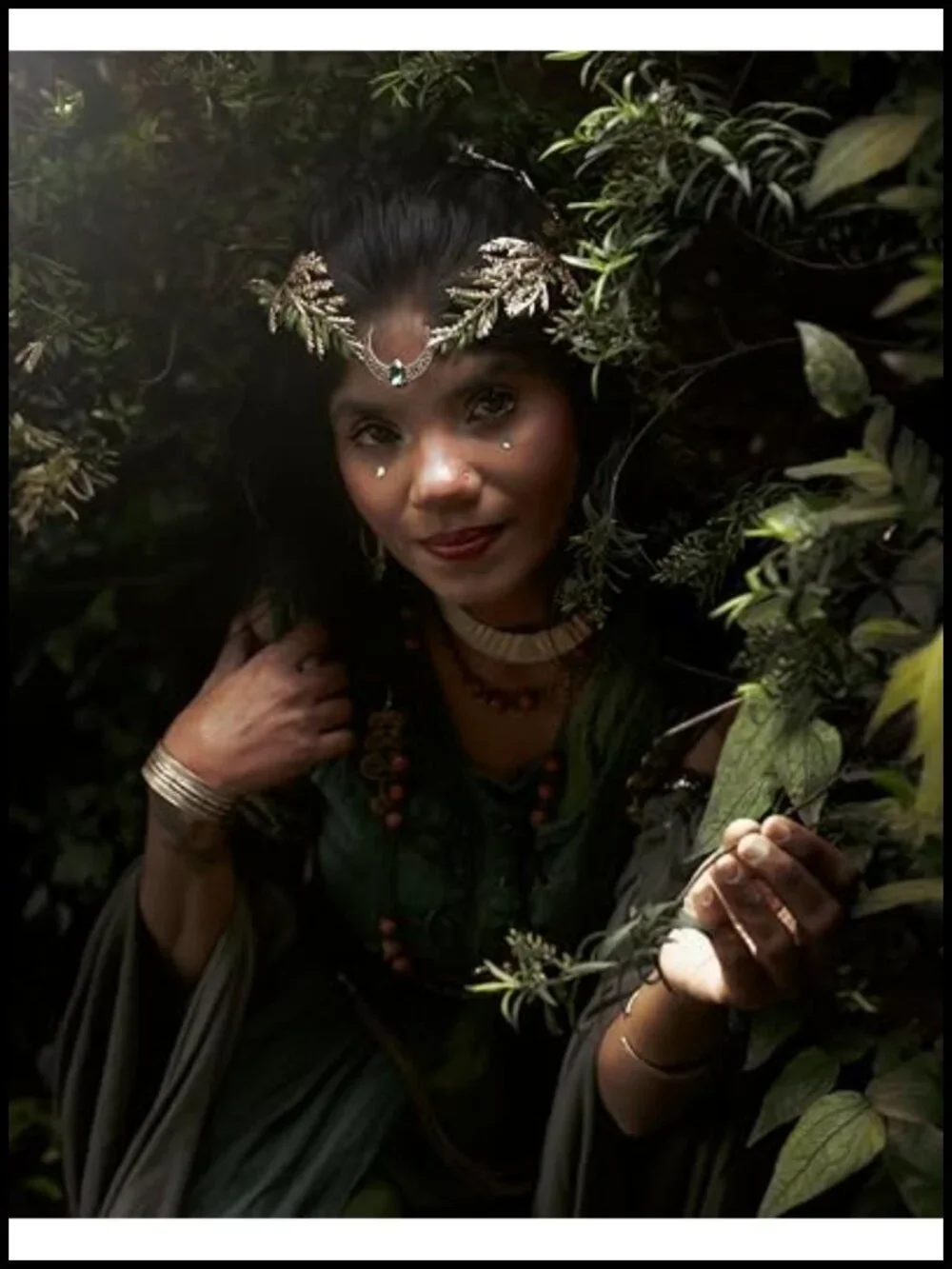 Fairy Flower Crown for Renaissance Festival, Woodland Headband, Elf Princess
